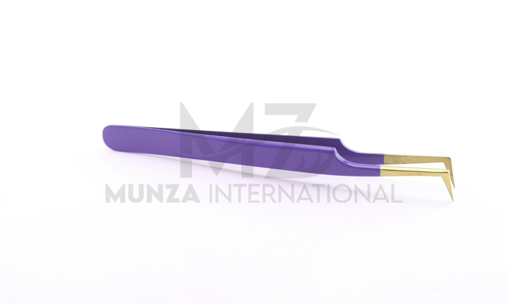 Purple Gold Tweezers
